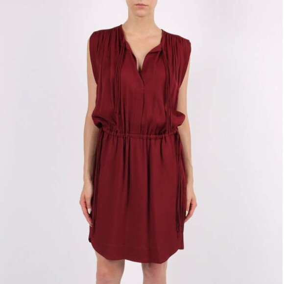 Host Pick!! 🦊🌈☘️🍕 Isabel Marant Etoile - Draped Grecian-Style Poet Dress, 34 - Picture 4 of 12